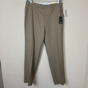 NWT- Ralph Lauren Classic Fit Total Comfort Pleated Dress Pants | 36